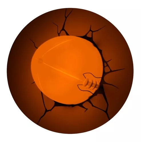 Lámpara De Aplique Mural 3D Deportiva Balon De Futbol Americano