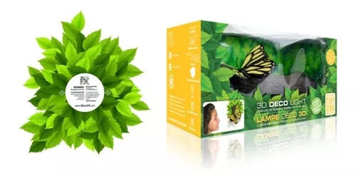 Lámpara De Aplique Mural 3D Naturaleza Mariposa Amarilla