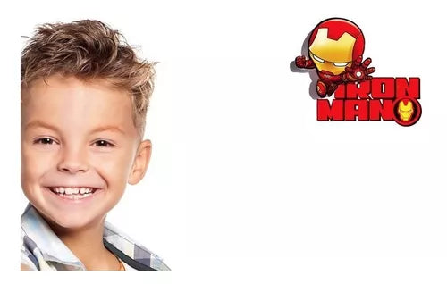 Lámpara De Aplique Mural 3D Mini Marvel Diseño De Ironman