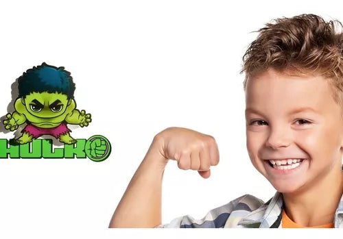 Lámpara De Aplique Mural 3D Mini Marvel Diseño De Hulk