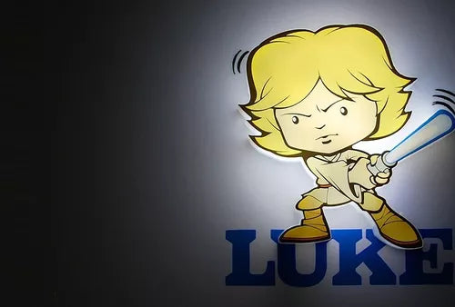 Lámpara De Aplique Mural 3D Mini Star Wars Diseño De Luke Skywalker