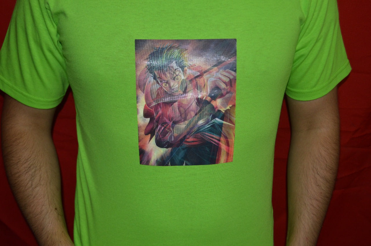 Polera Lenticular Anime Talla S - Xl (Incluye Polera + Bolsa De Celofan Protectora)