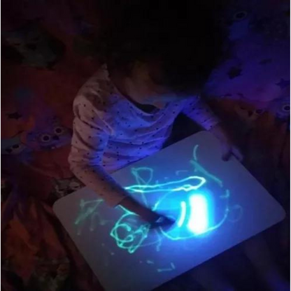 Tablero Mágico Fluorescente Educativo Niños Tamaño Pequeña A5