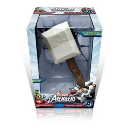 Lámpara De Aplique Mural 3D Marvel Martillo De Thor