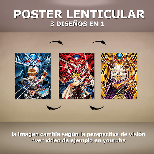 Poster Lenticular Estándar (Incluye Bolsa De Celofan Protectora)