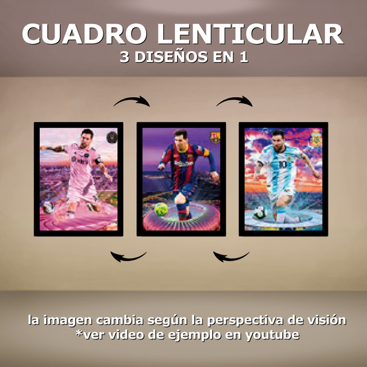 Cuadro Lenticular Anime A Granel (Incluye Poster Lenticular + Marco) No Incluye Caja Individual