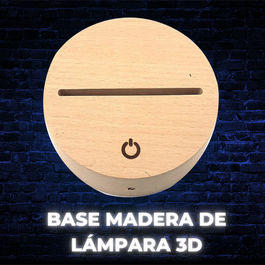 Base Madera A Granel (Incluye Base Con Cable Incorporado) No Incluye Caja Individual