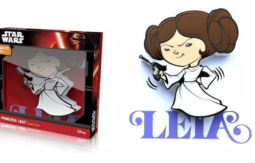 Lámpara De Aplique Mural 3D Mini Star Wars Diseño De Princesa Leia