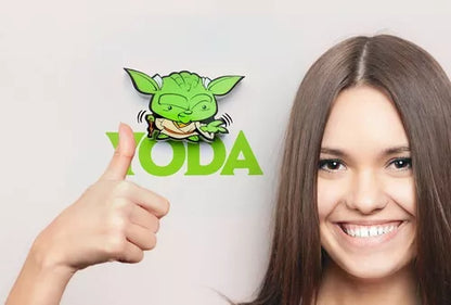 Lámpara De Aplique Mural 3D Mini Star Wars Diseño De Maestro Yoda