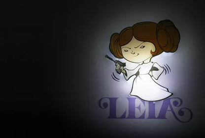 Lámpara De Aplique Mural 3D Mini Star Wars Diseño De Princesa Leia