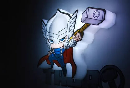 Lámpara De Aplique Mural 3D Mini Marvel Diseño De Thor
