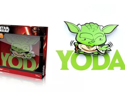 Lámpara De Aplique Mural 3D Mini Star Wars Diseño De Maestro Yoda