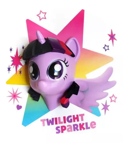 Lámpara De Aplique Mural 3D My Little Ponny Twilight Sparkle