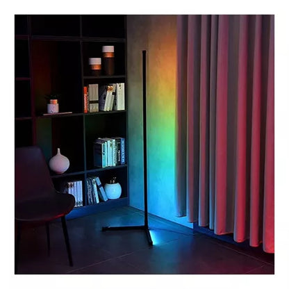 Lámpara De Pie Led Rgb Premium Esquina Multicolor + Control