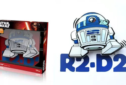 Lámpara De Aplique Mural 3D Mini Star Wars Diseño De R2D2