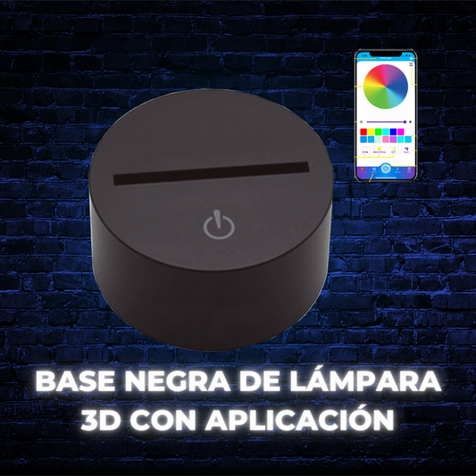 Base Negra Con App A Granel (Incluye Base + Cable Usb + Aplicación) No Incluye Caja Individual