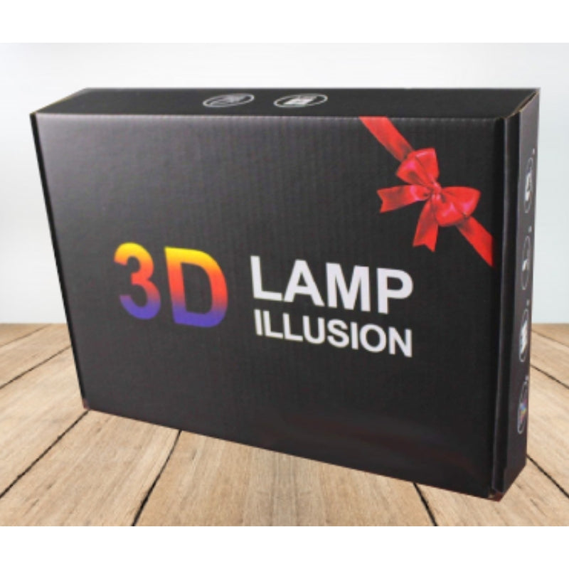 Lampara 3D Base Madera (Incluye Base Con Cable Incorporado + Diseño Acrilico + Caja Individual)
