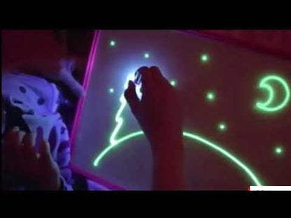 Tablero Mágico Fluorescente Educativo Niños Tamaño Pequeña A5