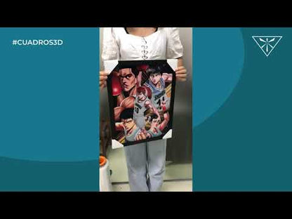 Cuadro Lenticular Anime A Granel (Incluye Poster Lenticular + Marco) No Incluye Caja Individual